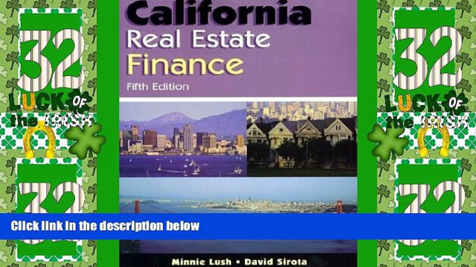 READ FREE FULL  California Real Estate Finance  READ Ebook Full Ebook Free