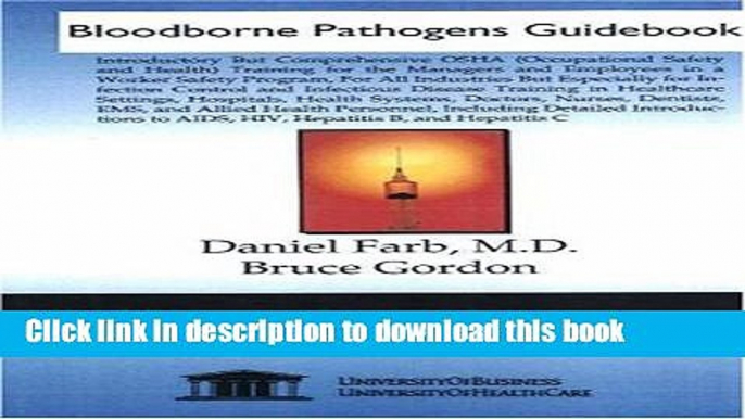 [Download] Bloodborne Pathogens Guidebook Kindle Free