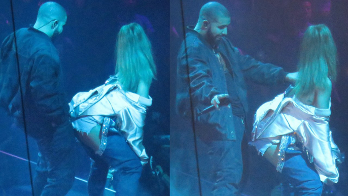 Rihanna Twerks on Drake During Their Live Performance