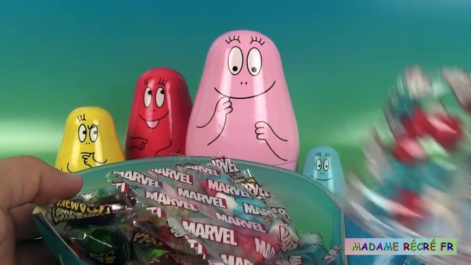 Barbapapa Poupées gigognes russes Oeufs surprise Capitaine America Nesting Dolls