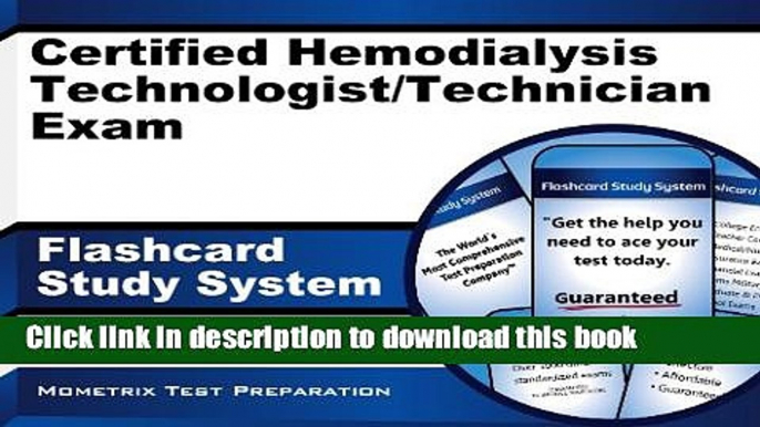 [PDF] Certified Hemodialysis Technologist/Technician Exam Flashcard Study System: CHT Test