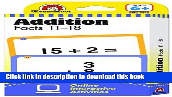 [Popular Books] Flashcards: Addition Facts 11-18 (Flashcards: Math) Full Online