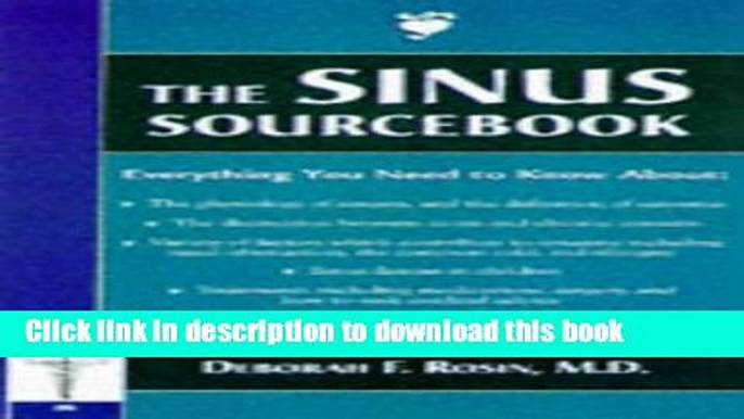 [Popular] The Sinus Sourcebook Hardcover Free