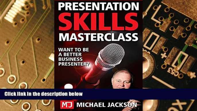 Big Deals  Presentation Skills Masterclass: Want To Be A Better Business Presenter? (Business