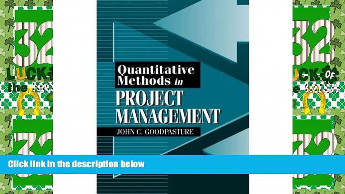 Big Deals  Quantitative Methods in Project Management  Best Seller Books Most Wanted