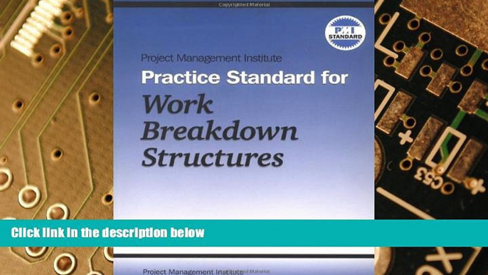 Big Deals  Project Management Institute Practice Standard for Work Breakdown Structures  Best