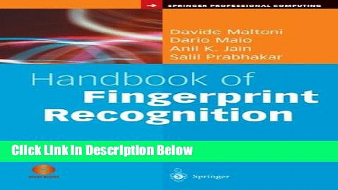 Ebook Handbook of Fingerprint Recognition (Springer Professional Computing) Full Download