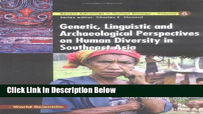 Ebook Genetic Linguistic Archaeological Perspectives on Human Diversity in Southeast Asia Free