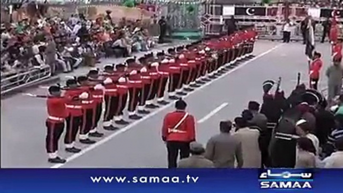 Special Parade at Wagah Credits: Samaa