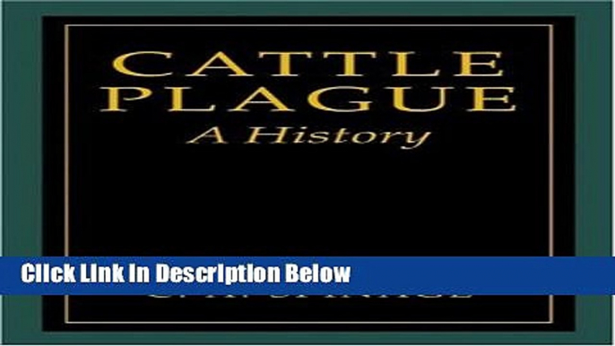 Books Cattle Plague: A History Free Download