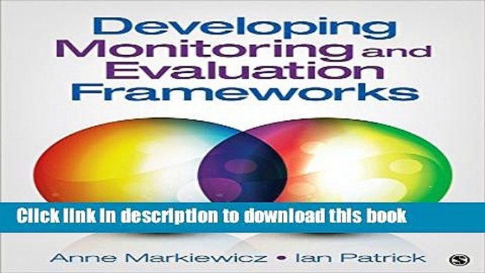 [Popular] Developing Monitoring and Evaluation Frameworks Paperback Online