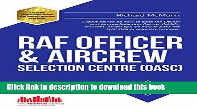 [PDF] Royal Air Force Officer Aircrew and Selection Centre Workbook (OASC) Free Online