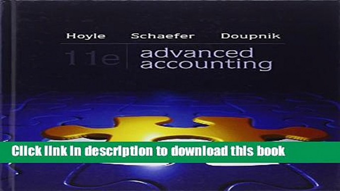 [Popular] Advanced Accounting Hardcover Collection