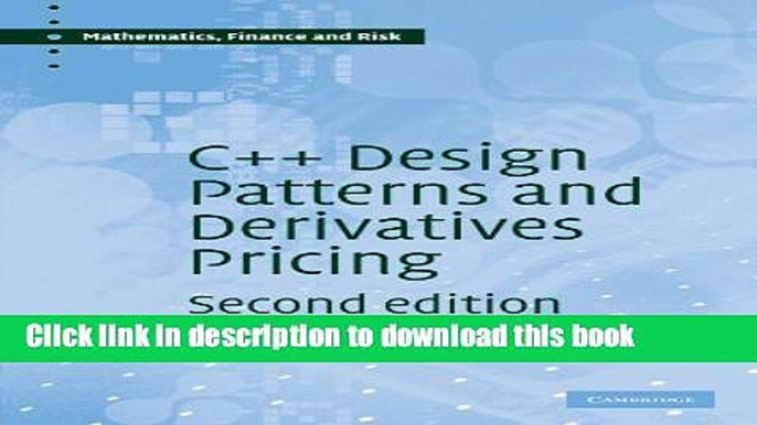 [Popular] C++ Design Patterns and Derivatives Pricing Hardcover Free