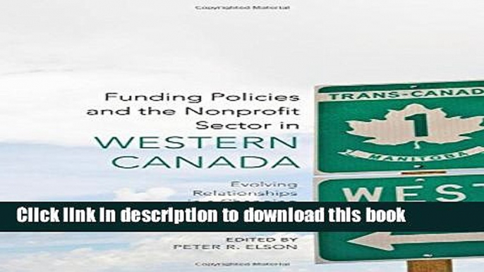 [Popular] Funding Policies and the Nonprofit Sector in Western Canada: Evolving Relationships in a