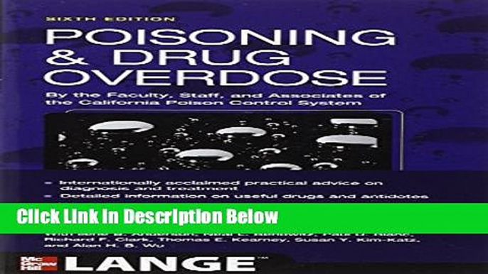 [PDF] Poisoning and Drug Overdose,  Sixth Edition (Poisoning   Drug Overdose) Ebook Online