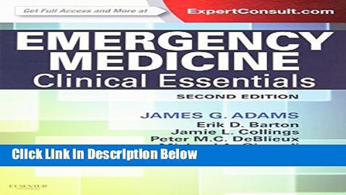 Download Emergency Medicine: Clinical Essentials (Expert Consult - Online and Print), 2e Ebook