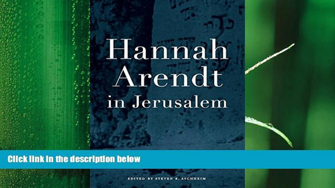 complete  Hannah Arendt in Jerusalem