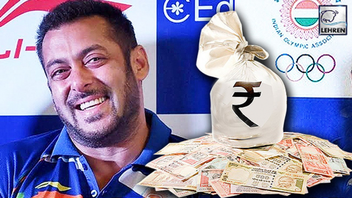 Salman Khan DONATED Rs. 1,01,000 Rio Olympics 2016 Athletes