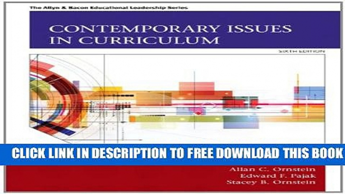 Collection Book Contemporary Issues in Curriculum (6th Edition) (Allyn   Bacon Educational