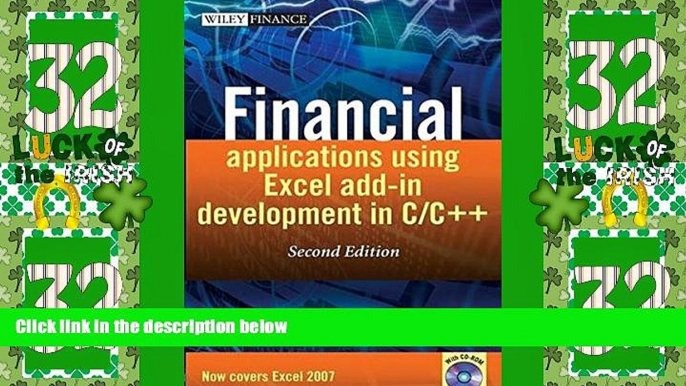 Must Have PDF  Financial Applications using Excel Add-in Development in C / C++  Best Seller Books