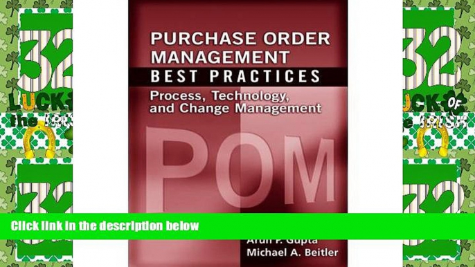 Big Deals  Purchase Order Management Best Practices: Process, Technology, and Change Management