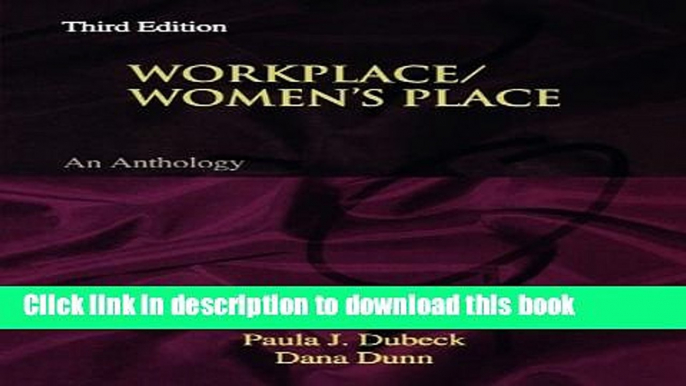 New Book Workplace/Women s Place