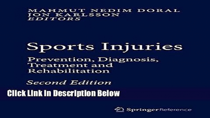 Ebook Sports Injuries: Prevention, Diagnosis, Treatment and Rehabilitation Full Online