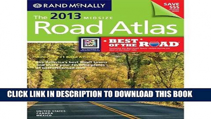 Read Now USA, Road Atlas, Midsize 2013 (Rand Mcnally Road Atlas Midsize) (Rand McNally Midsize