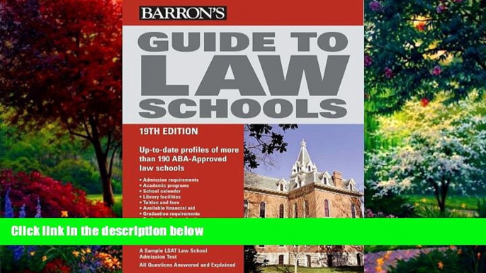 Big Deals  Guide to Law Schools (Barron s Guide to Law Schools)  Best Seller Books Best Seller