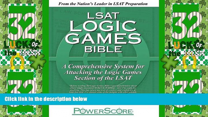 Big Deals  The PowerScore LSAT Logic Games Bible  Best Seller Books Best Seller