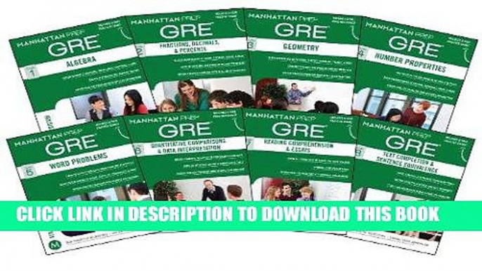 Best Seller Manhattan Prep GRE Set of 8 Strategy Guides (Manhattan Prep GRE Strategy Guides) Free