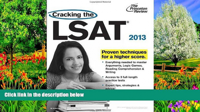 Deals in Books  Cracking the LSAT, 2013 Edition (Graduate School Test Preparation)  Premium Ebooks