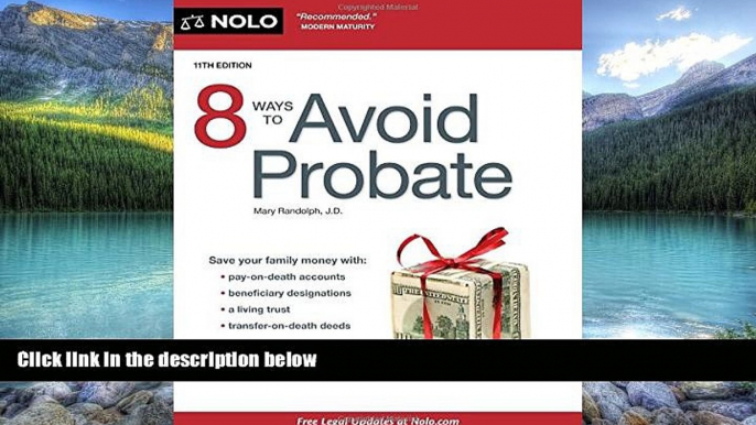 Big Deals  8 Ways to Avoid Probate  Best Seller Books Most Wanted