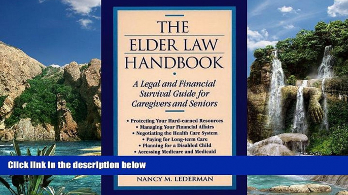 Big Deals  The Elder Law Handbook: A Legal and Financial Survival Guide for Caregivers and