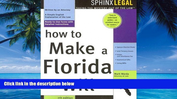 Books to Read  How to Make a Florida Will (Legal Survival Guides)  Best Seller Books Best Seller