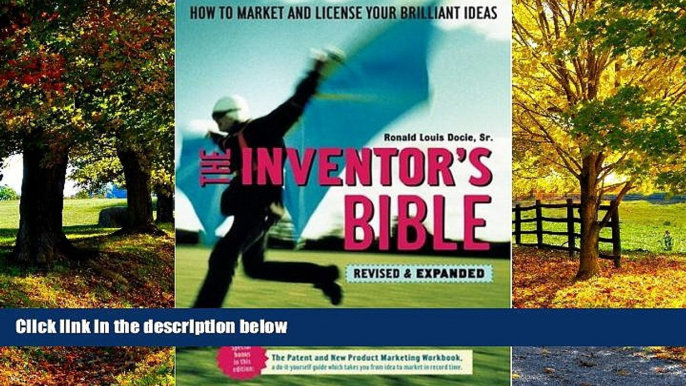 Books to Read  The Inventor s Bible (Inventor s Bible: How to Market   License Your Brilliant