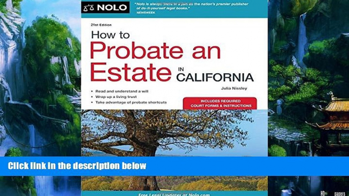 Big Deals  How to Probate an Estate in California (How to Probate an Estate in Calfornia)  Best