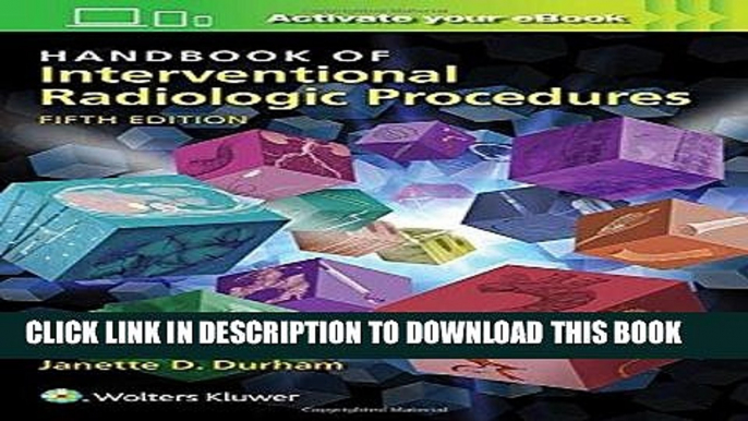 [FREE] EBOOK Handbook of Interventional Radiologic Procedures BEST COLLECTION