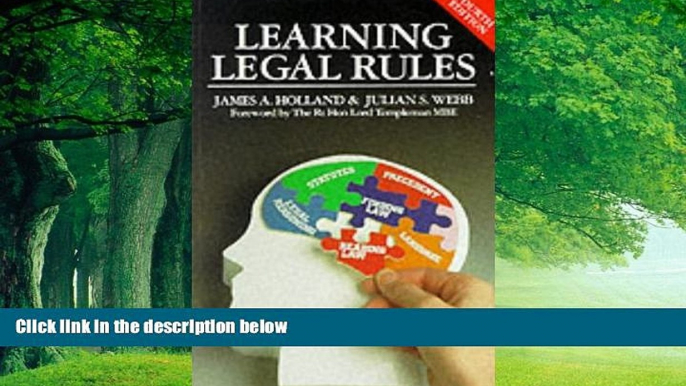 Big Deals  Learning Legal Rules  Full Ebooks Most Wanted