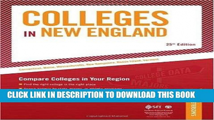 [Ebook] Colleges in New England: Compare Colleges in Your Region (Peterson s Colleges in New