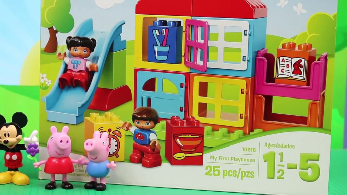 LEGO DUPLO Park My First Playhouse Mickey Mouse Minnie Mouse Peppa Pig George Toys DisneyCarToys