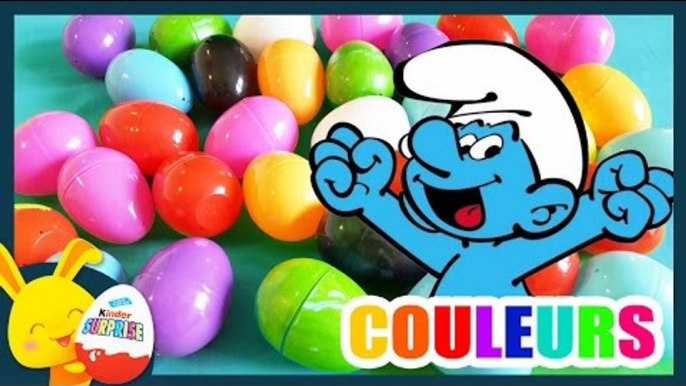 Compétition des couleurs Schtroumpf - Oeufs surprises - Couleurs - Titounis - Touni Toys