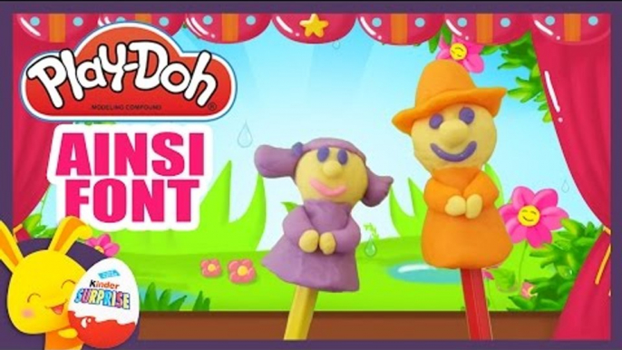 Ainsi font font font les petites marionnettes - Comptine en pâte à modeler Play-Doh