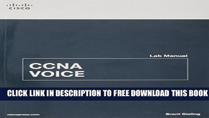 New Book CCNA Voice Lab Manual