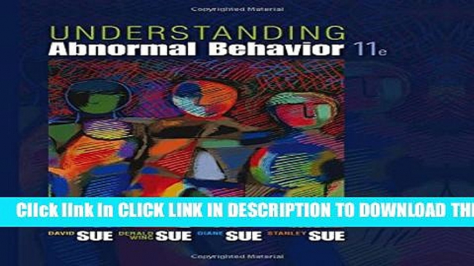 New Book Understanding Abnormal Behavior