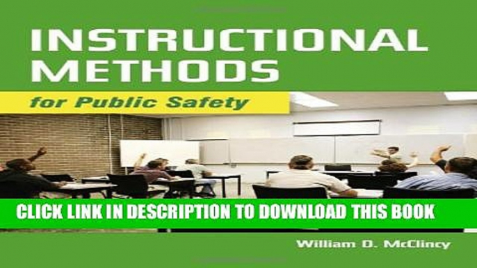 Collection Book Instructional Methods For Public Safety