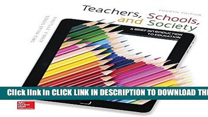 Collection Book Teachers, Schools, and Society: A Brief Introduction to Education