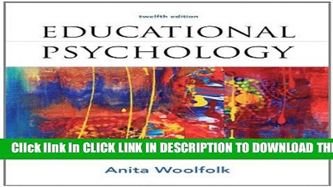 Collection Book Educational Psychology (12th Edition)