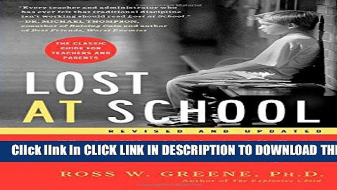 New Book Lost at School: Why Our Kids with Behavioral Challenges are Falling Through the Cracks